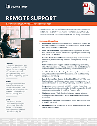 BeyondTrust Remote Support Datasheet Web Picture
